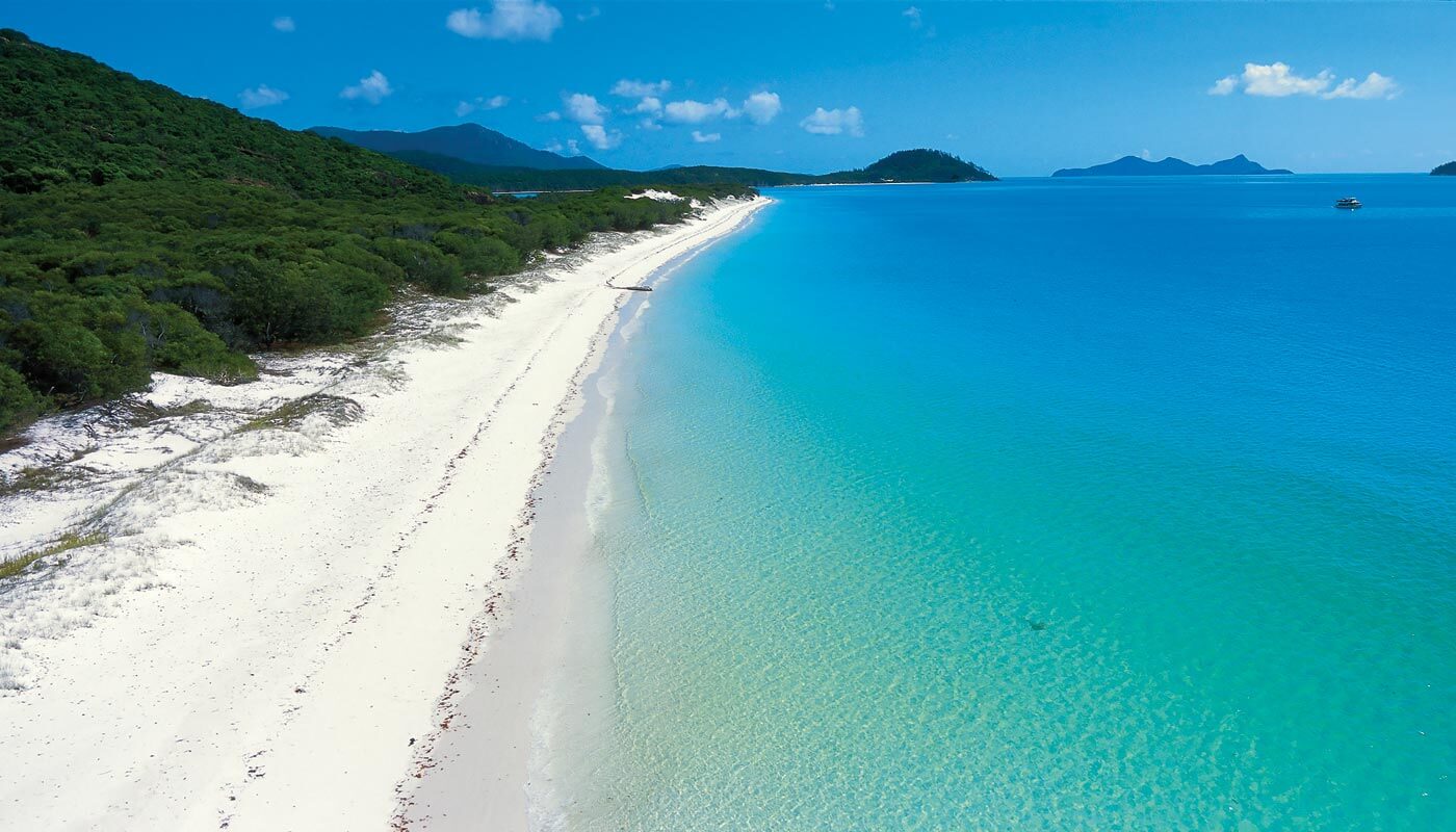 The Whitsundays white beaches