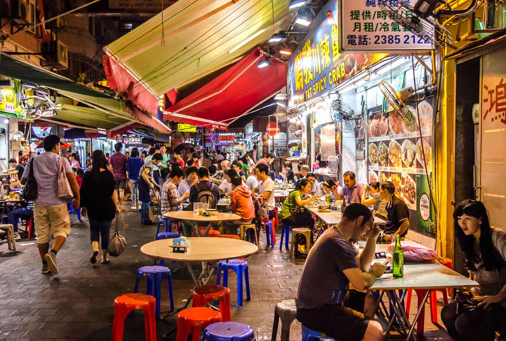 Hong Kong's Temple Street night market