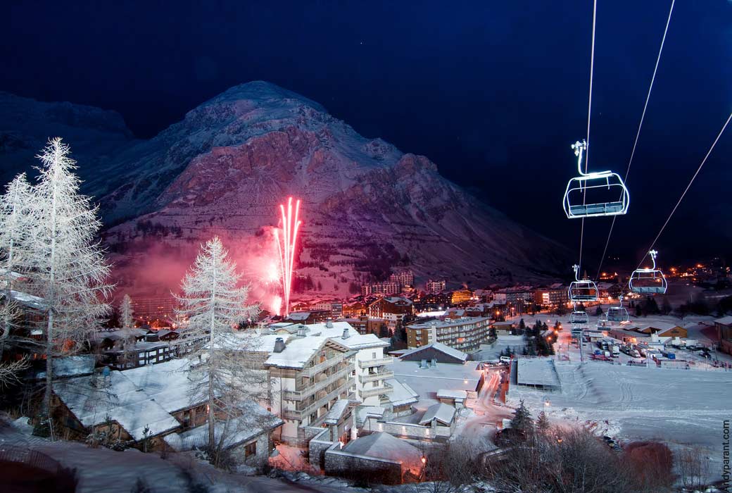 Val d’Isère is so charming at night