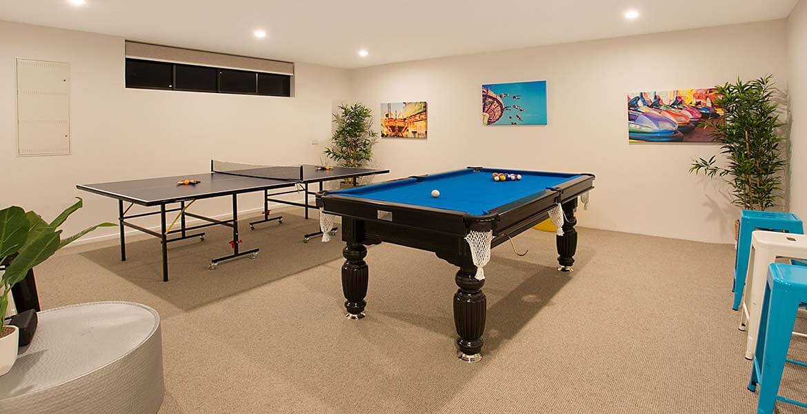 Billard room at Elite Holiday Home