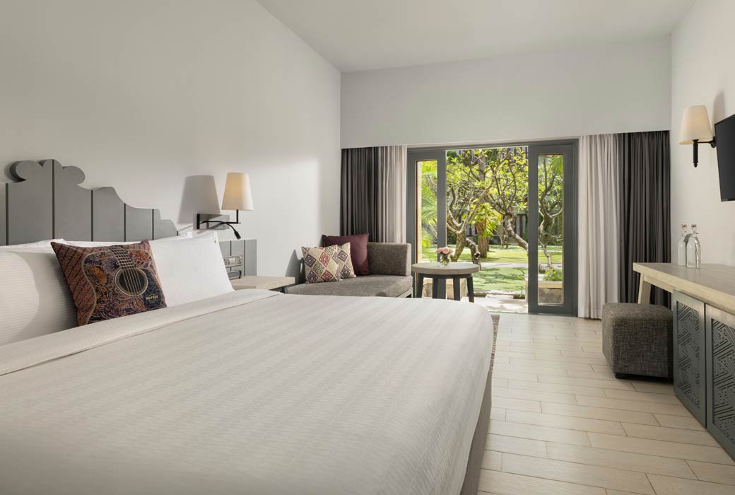 Deluxe King Courtyard Access room at Hard Rock Hotel Bali