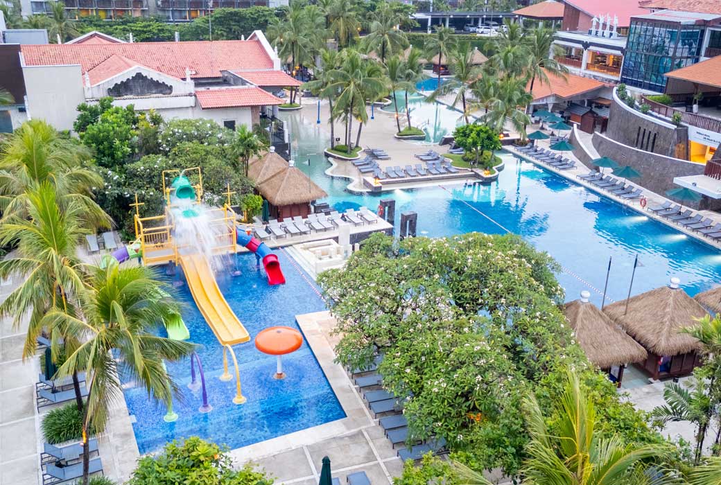 Kids waterpark at Hard Rock Hotel Bali