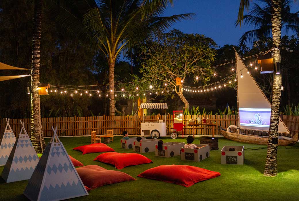 Movie nights at the Meliá Bali kids' club
