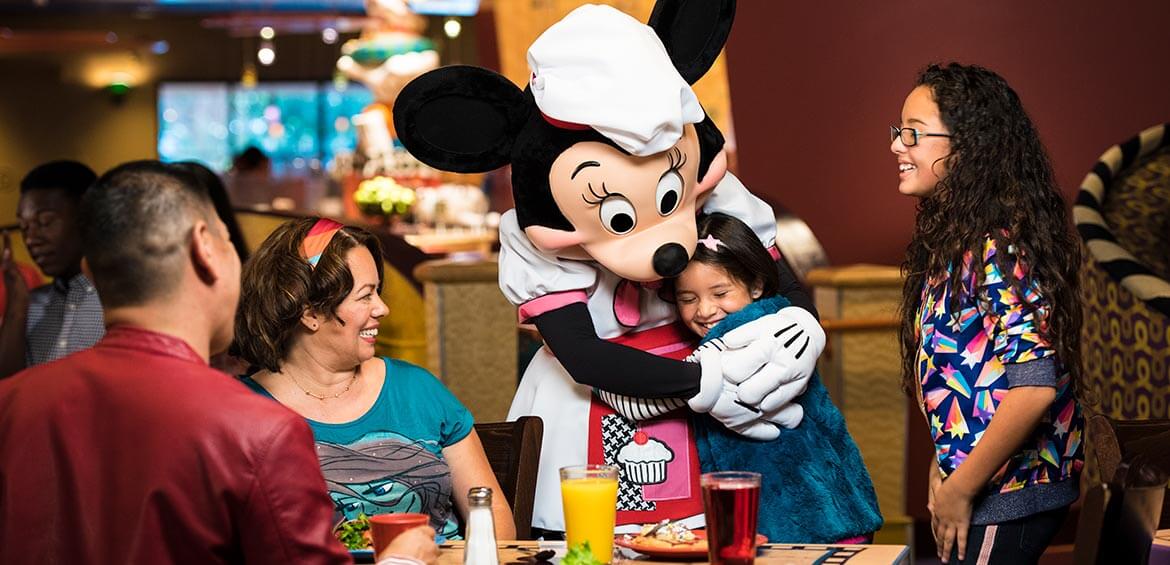 Dinner is served at Disneyland Hotel Anaheim