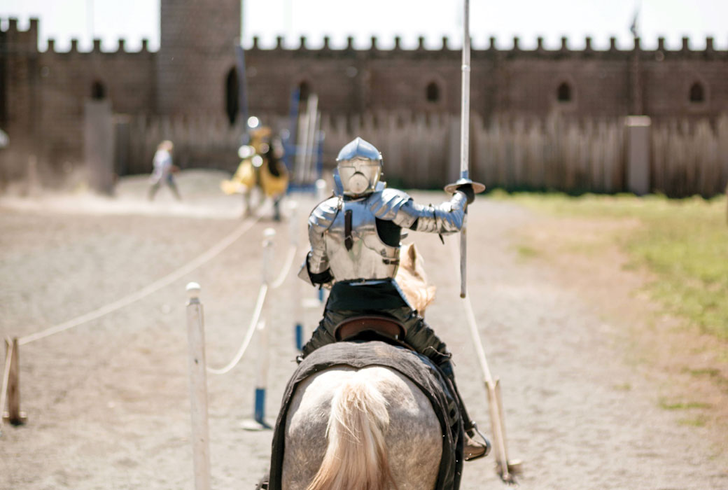Jousting at Kryal Castl