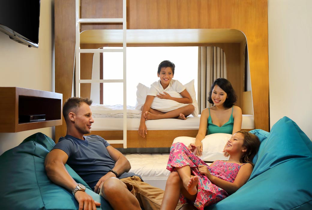 Family room at Padma Resort Legian