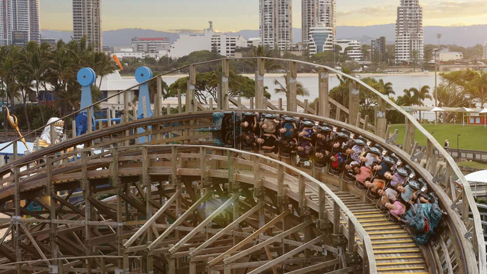 Leviathan ride at Sea World