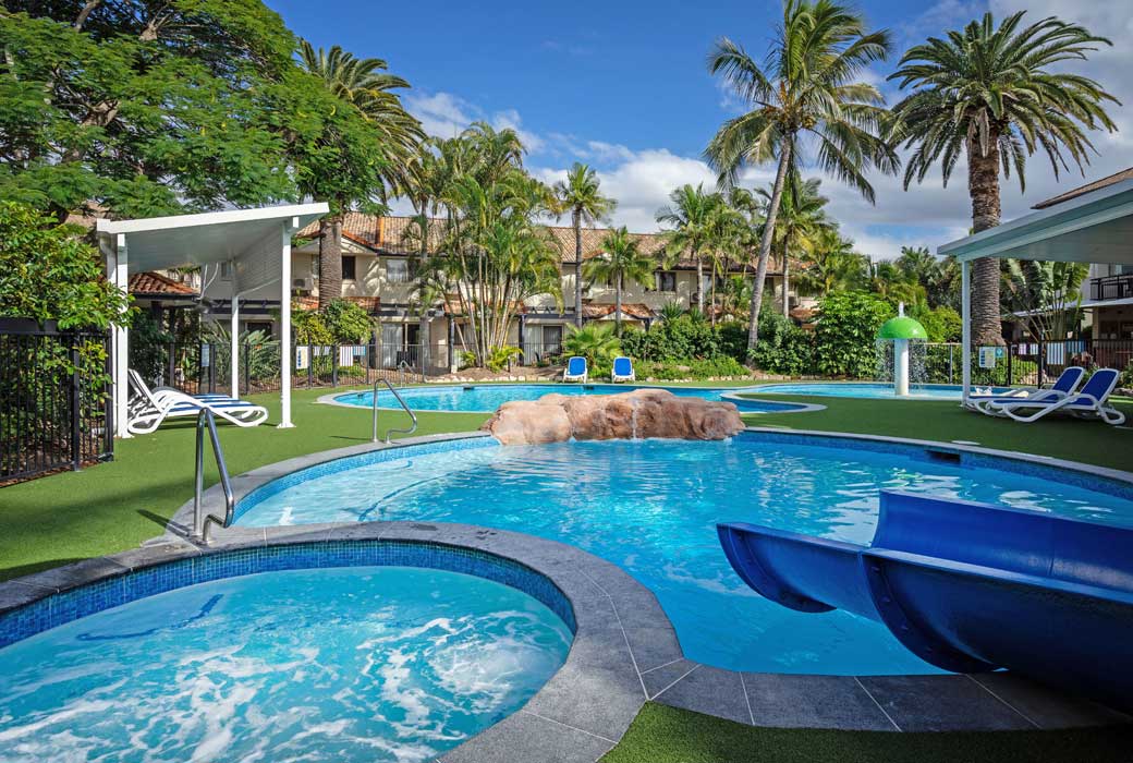 Lagoon pool at Turtle Beach Resort