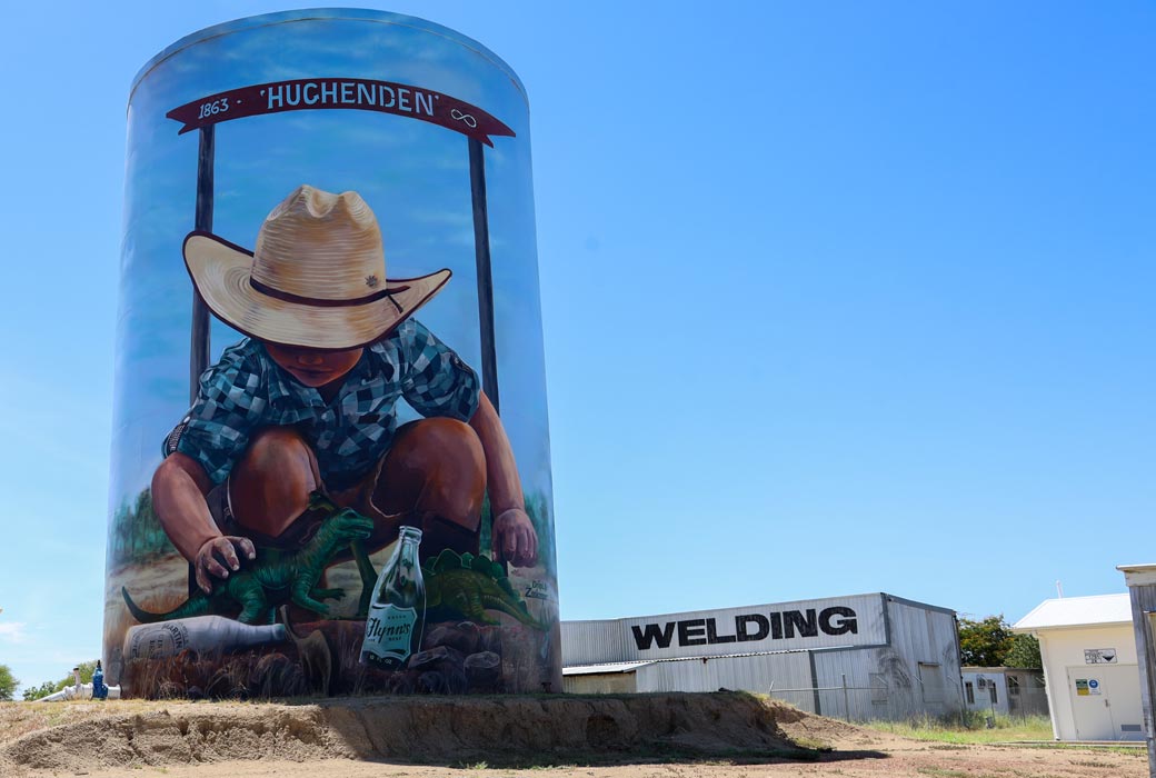 Hughenden Water Tank Art