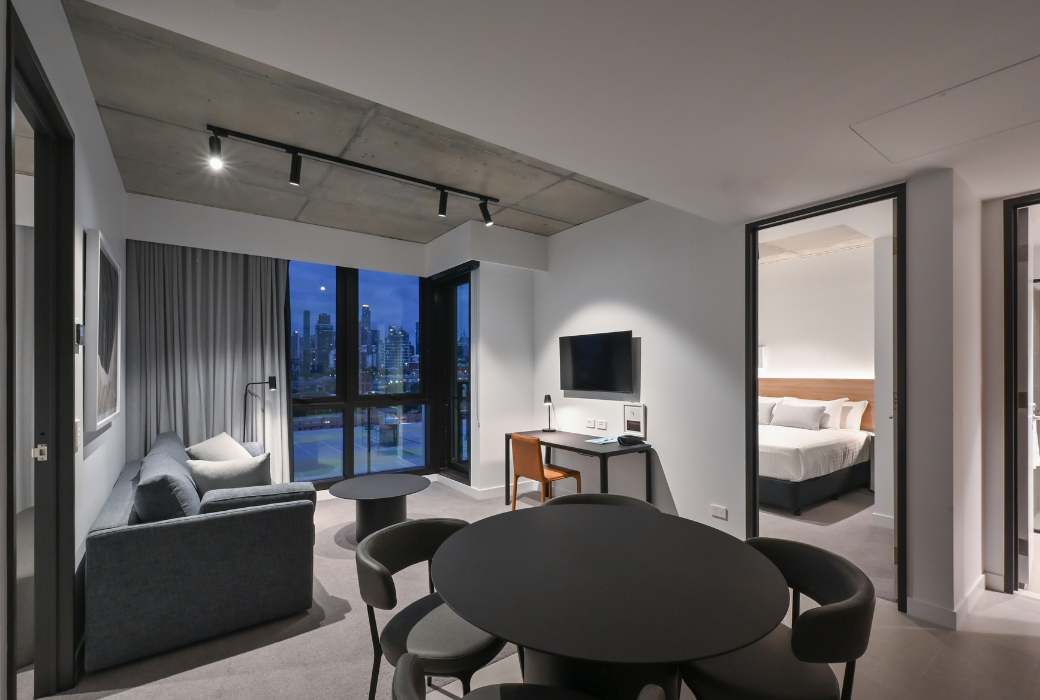 living and dining zone in an apartment