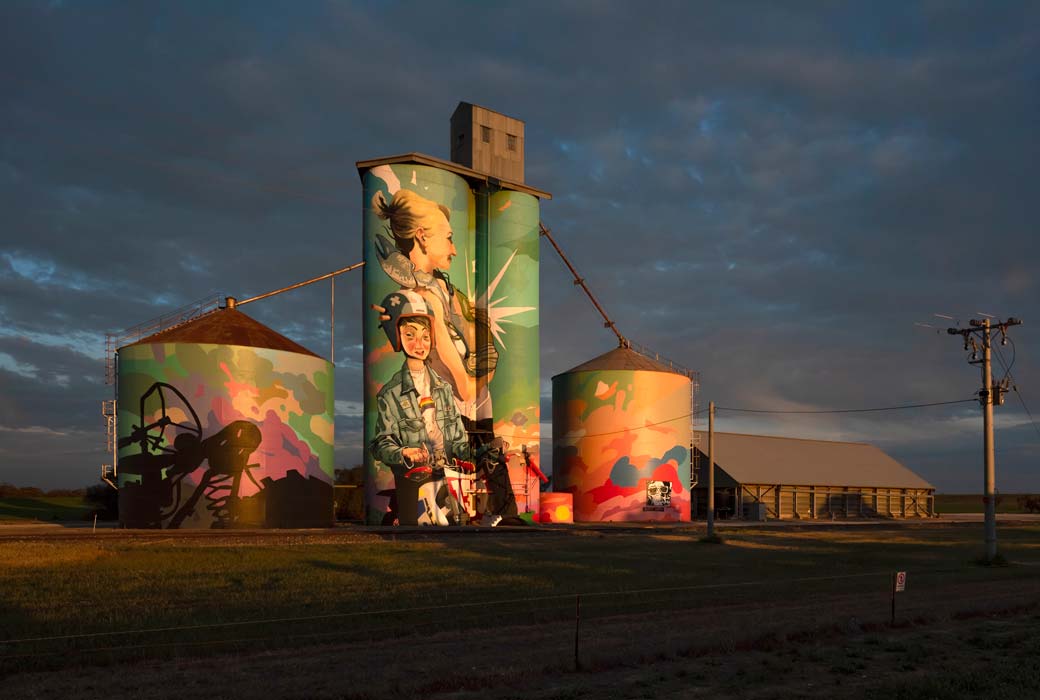 The Albacutya Silo by Kitt Bennett is
