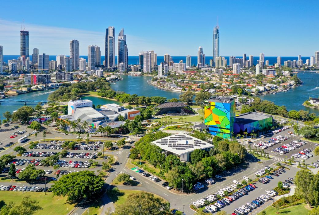 HOTA, Surfers Paradise aerial view