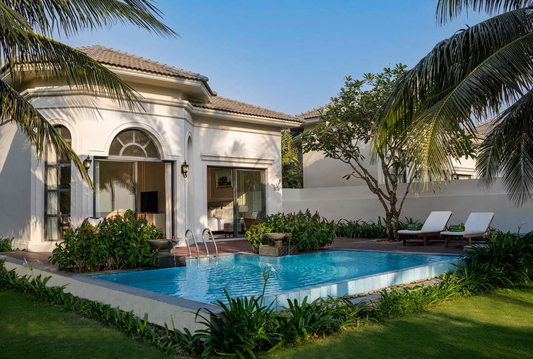 Three-bedroom villa - ocean view with private pool, Meliá Vinpearl Cam Ranh Beach Resort