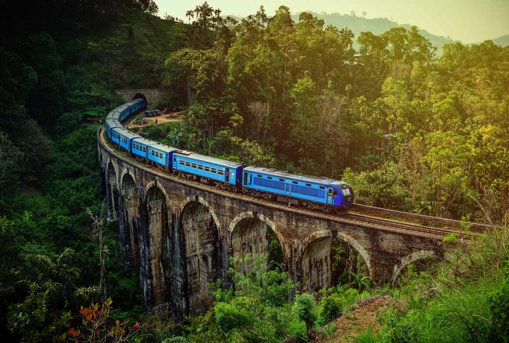 The Nine Arches Bridge is one of the most iconic bridges and beautiful sights of Sri Lanka.