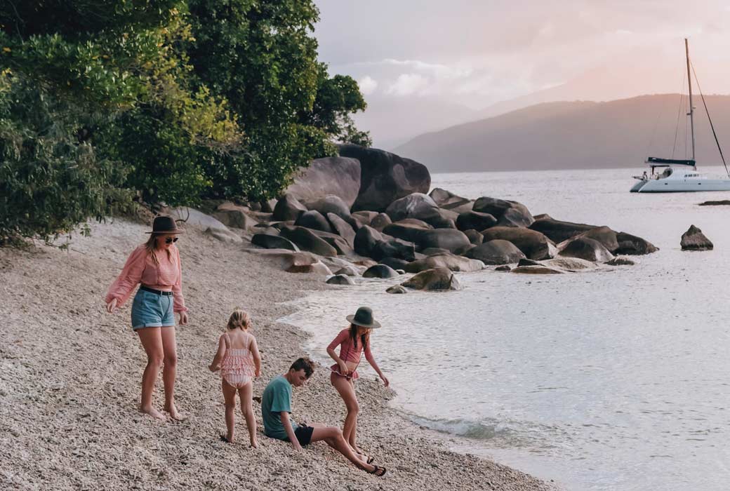 Beach walks at Fitzroy Island Resort
