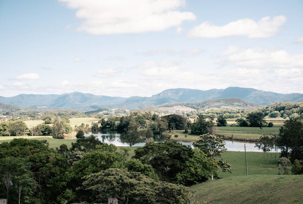 Murwillumbah Valley on The Tweed coast of NSW