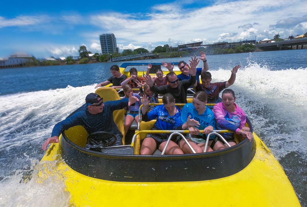 Purple Thunder Jet Boat ride in Mackay