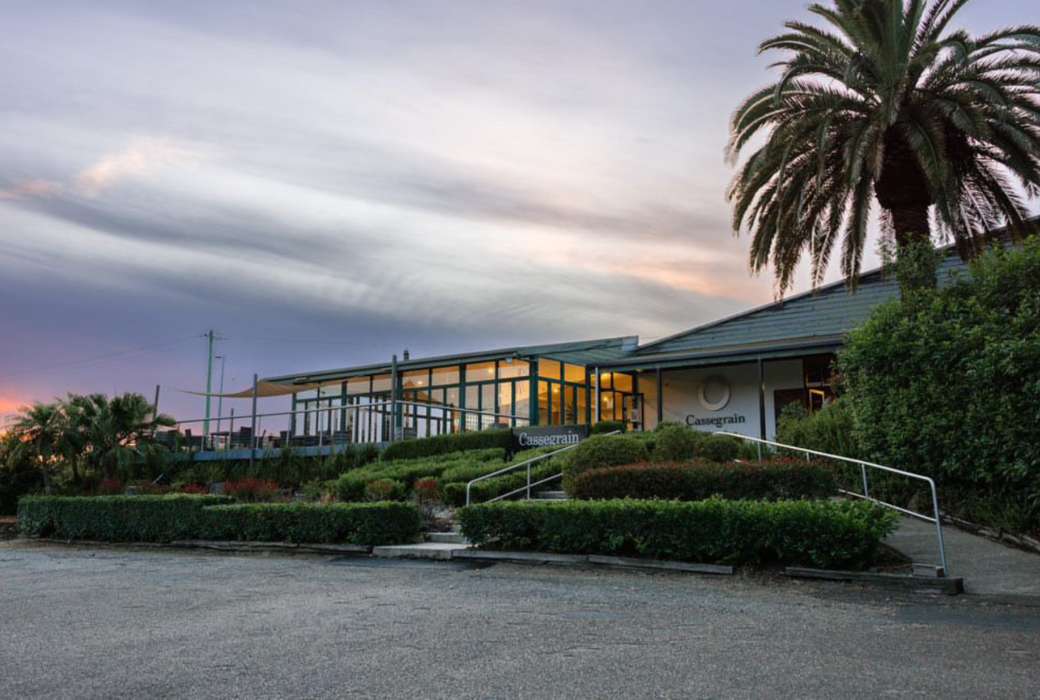 The front of Cassegrain Wines