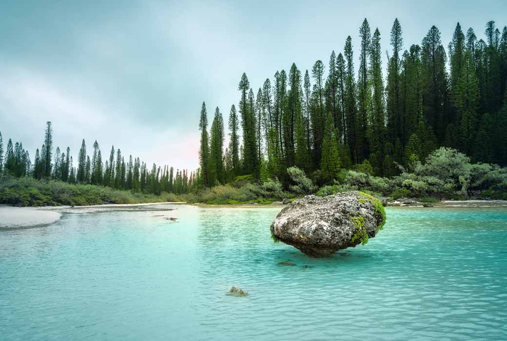 Natural Pool at Isle of Pines, New Caledonia