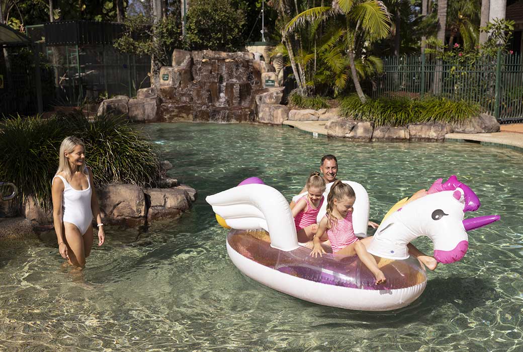 Swimming pool at Ashmore Palms Holiday Village
