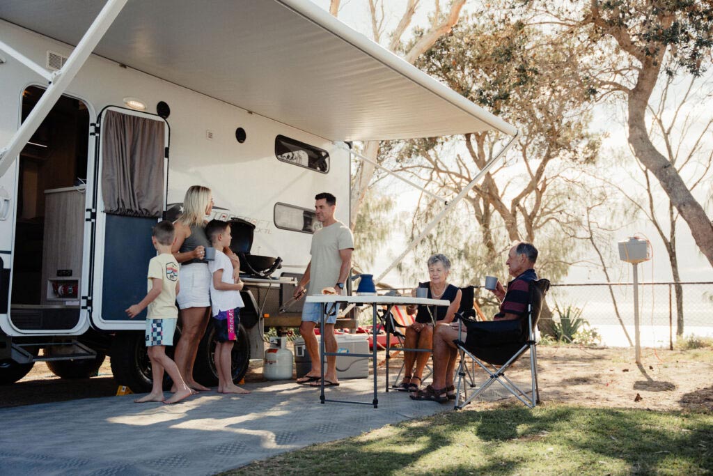 Motorhome site at Tweed Holiday Parks