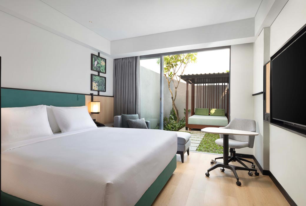 King Guest Room with Terrace at Hilton Garden Inn Bali Nusa Dua