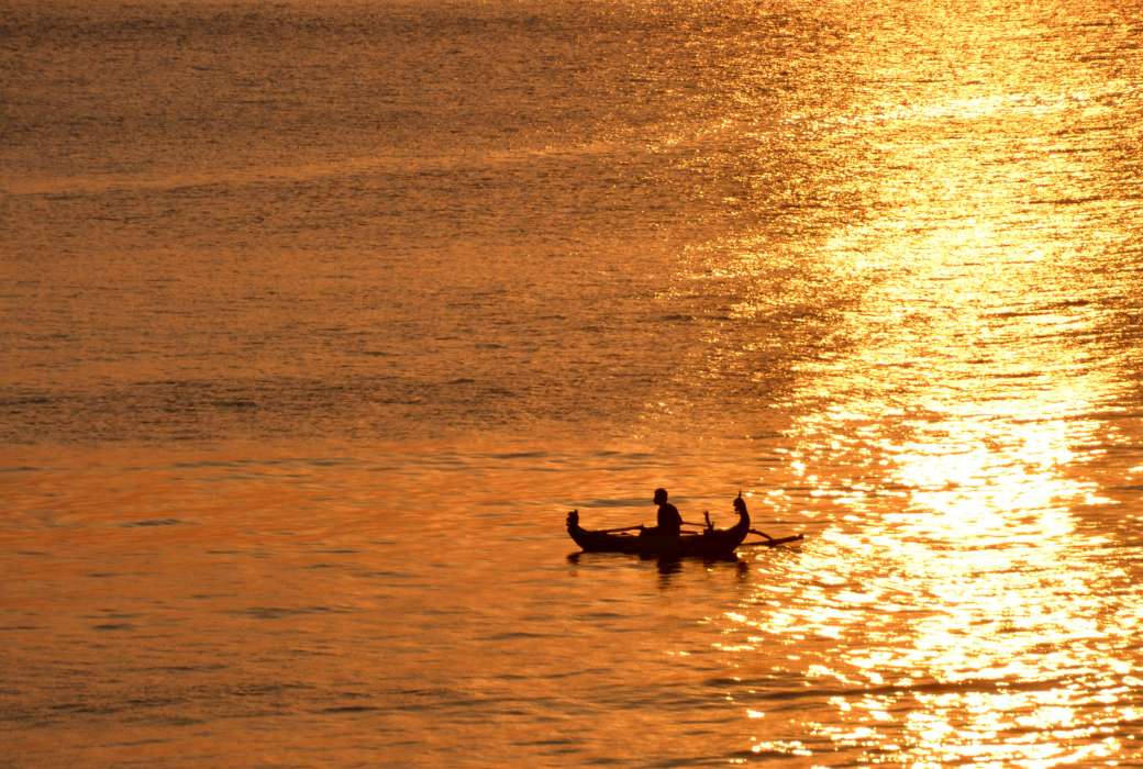 Fishing boat on Jimbaran Bay